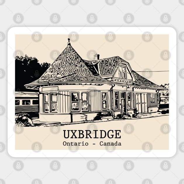 Uxbridge - Ontario Magnet by Lakeric